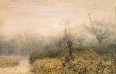 Junto a un lago, 1882